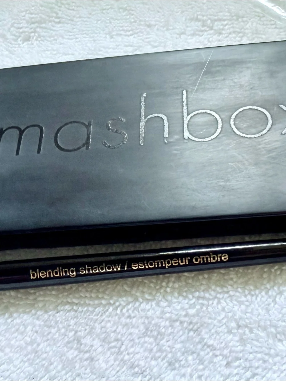 Smashbox Eyeshadow Palette - Warm Browns & Soft Pinks + Lancôme #17 blend brush